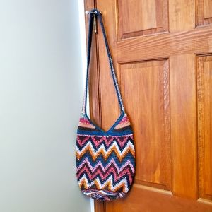 Woven Boho Bucket Bag